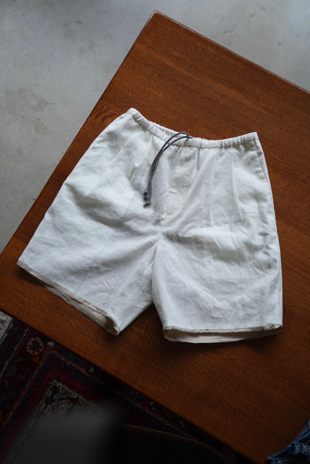 MAATEE&SONS Ex. C/Li STRIPE EASY SHORTS | Muste