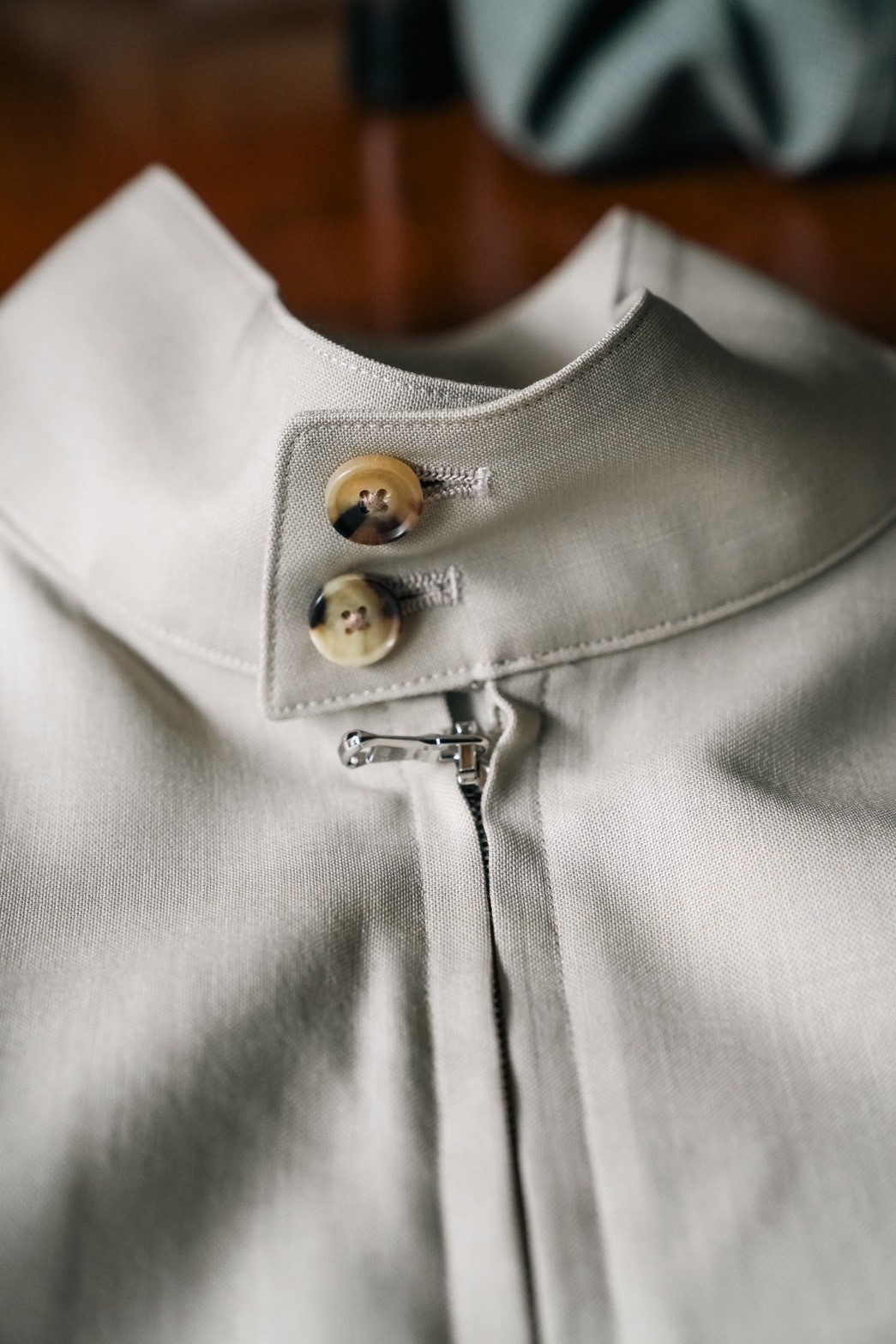 The CLASIK DORMEUIL TONIK WOOL HARRINGTON | Mus The CLASIK DORMEUIL TONIK WOOL HARRINGTON | Mus