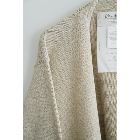 Olde H & Daughter SILK COTTON  BOAT NECK/HALF ZIP/CARDIGAN