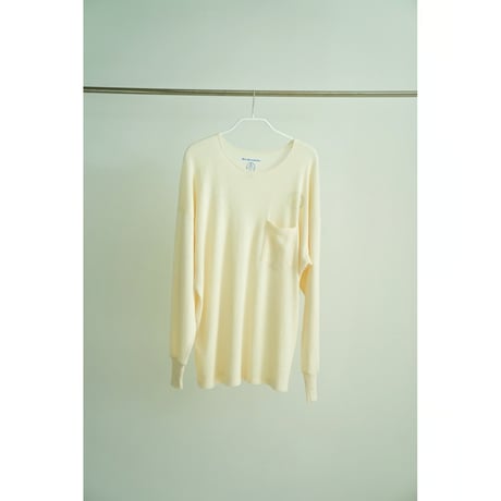 Olde Homesteader "YOUTH" BACK CREPE JERSEY CREW NECK LONG SLEEVE
