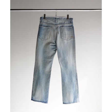 ANCELLM AGING SELVEDGE SHOECUT 5P DENIM PANTS USED
