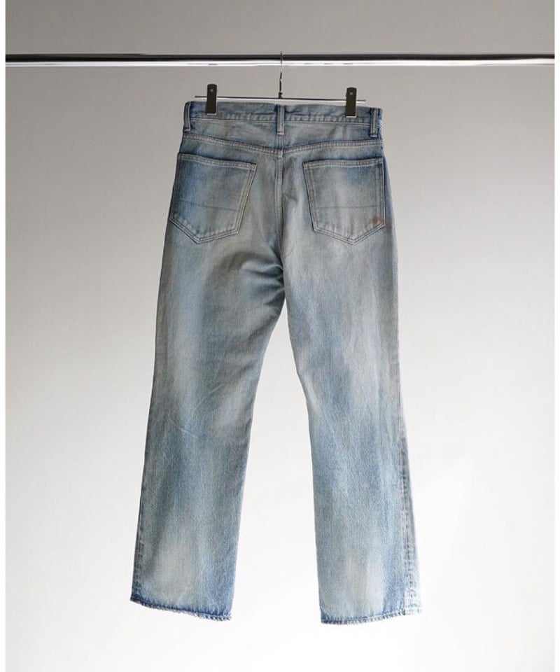 ANCELLM AGING SELVEDGE SHOECUT 5P DENIM PANTS U ANCELLM AGING SELVEDGE SHOECUT 5P DENIM PANTS U