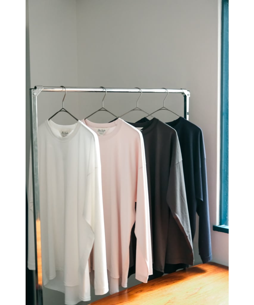 Olde H&Daughter Ex.SUVIN COTTON PLAIN STITCH L/