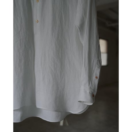 MAATEE&SONS Ex. "極上LINEN薄" PULL OVER SHIRT