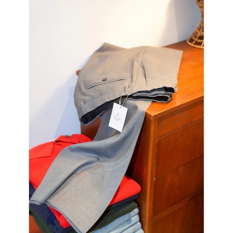 BIBOJA High Waisted Flare Trousers - No Pleat/Slanted Pockets