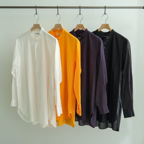 MAATEE&SONS "160番 TANSHI" 半無双BAND COLLAR SHIRTS