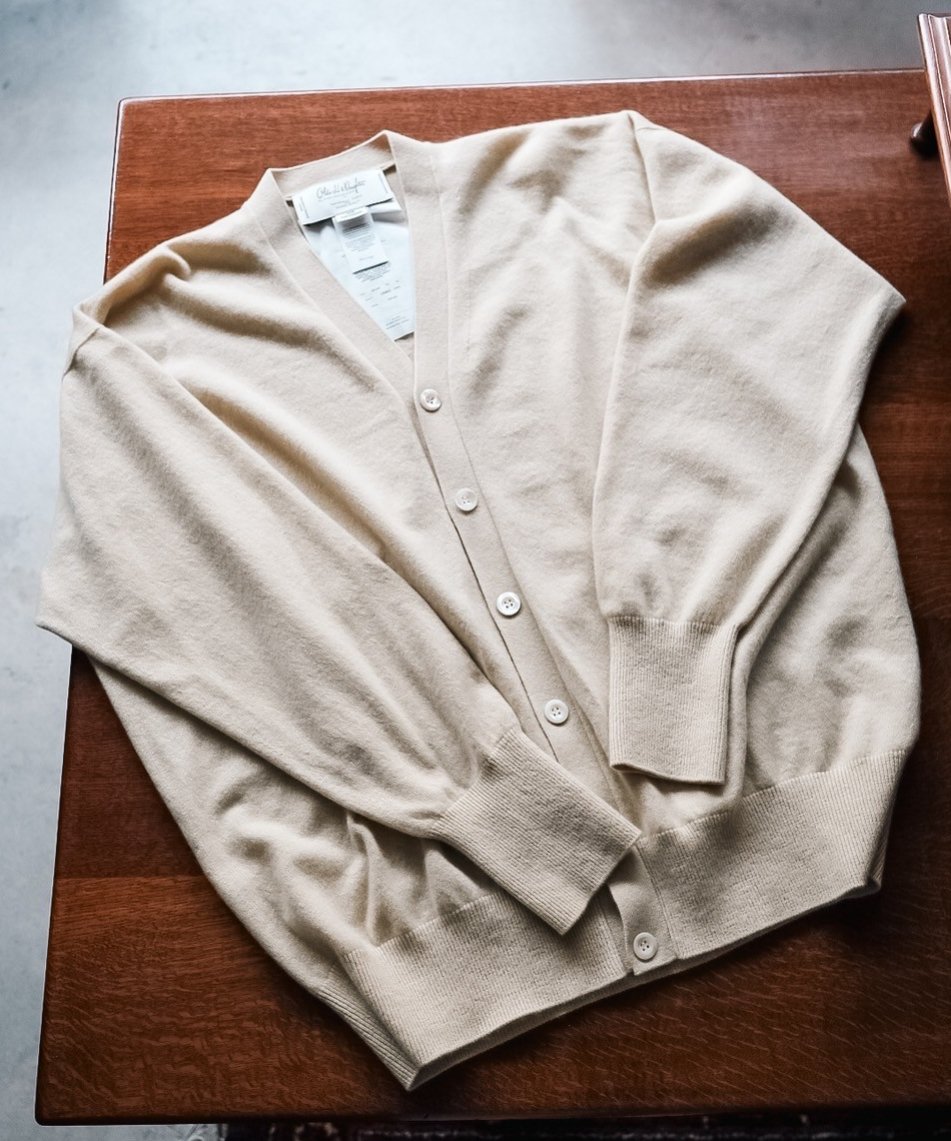 さ*な様 Olde H & Daughter CASHMERE HAND KNI Olde H & Daughter AGED CASHMERE PLAIN STITCH CA