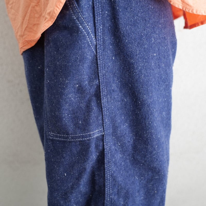 MAATEE&SONS Ex. BRUSHED SILK DENIM PAINTER PANT