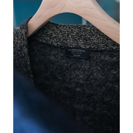 MAATEE&SONS Ex. CASHMERE SHAGGY 2 N/B CARDIGAN