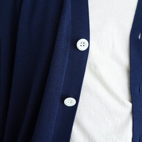 Olde H & Daughter SILK PLAIN STITCH CARDIGAN