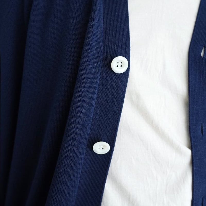 Olde H & Daughter SILK PLAIN STITCH CARDIGAN |