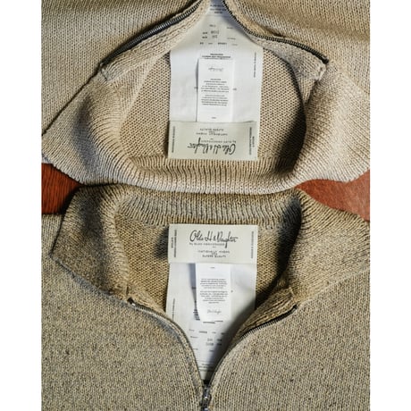 トップス Olde H & Daughter SILK COTTON HALF ZIP Olde H & Daughter SILK COTTON HALF ZIP P/O | Mu