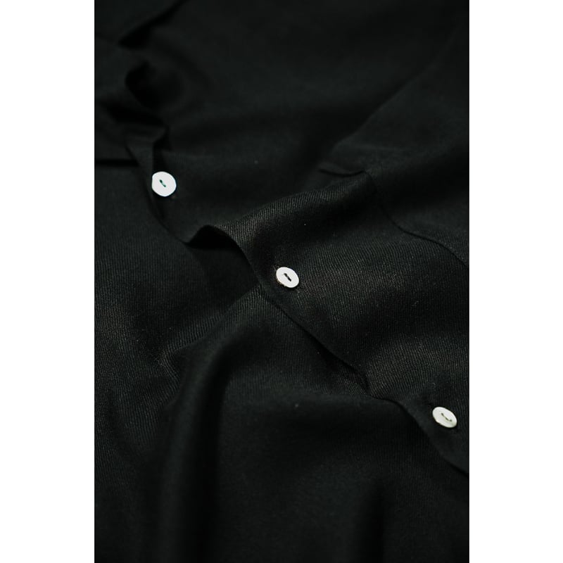 MAATEE&SONS OPEN COLLAR SHIRTS SILKRAYON | Must