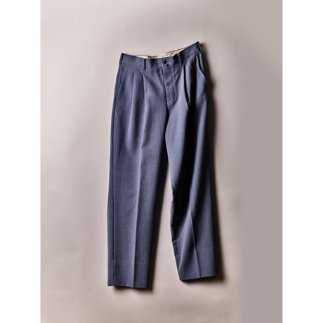 MAATEE&SONS 2TUCK TARPERD CHINO TROUSERS
