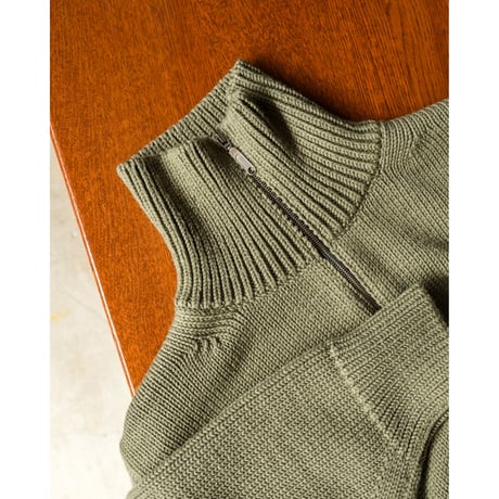 Olde H & Daughter Ex. WOOSTED WOOL DRIVERS KNIT JACKET