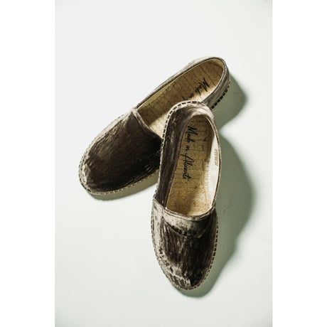 MADE IN ALICANTE VELVET ESPADRILLES