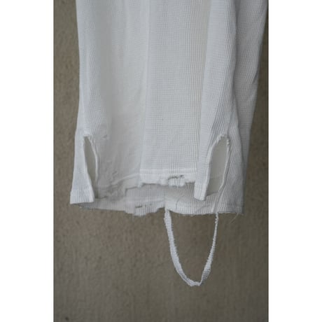 ANCELLM DAMAGE WAFFLE TANKTOP