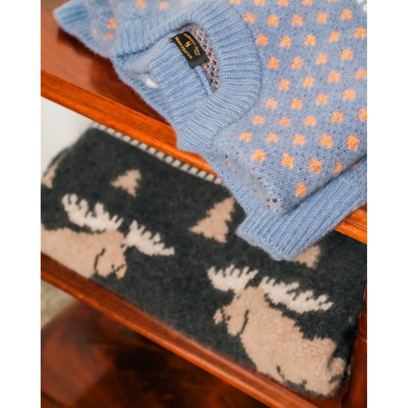 MAATEE&SONS CASH JACQUARD P/O SWEATER 