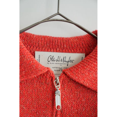 Olde H & Daughter Ex. SILK COTTON  BOAT NECK/HALF ZIP/CARDIGAN