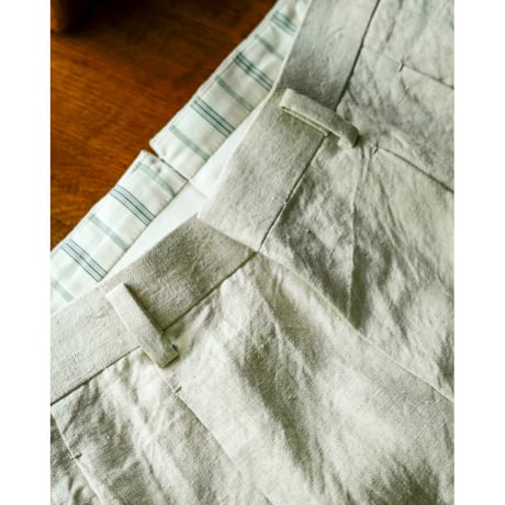 MAATEE&SONS Ex. SHIRAHAMA "Italian 生Hemp Gabardine"