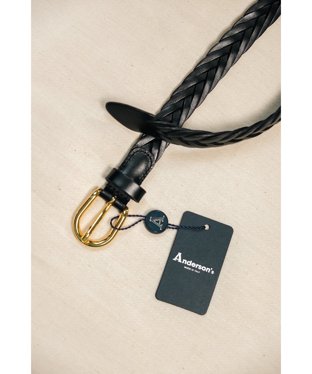 Anderson's Ex. LEATHER MESH BELT 105/2.0 | Must