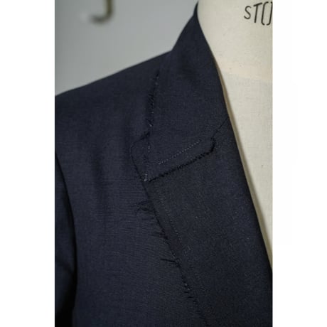 LEA BOBERG Ex. R.P.L. BLAZER - BRITISH HIGH TWIST WOOL/STANDEVEN