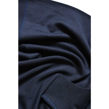 Olde Homesteader "YOUTH" Ex. CASHMERE INTERLOCK HENLEY NECK LONG SLEEVE