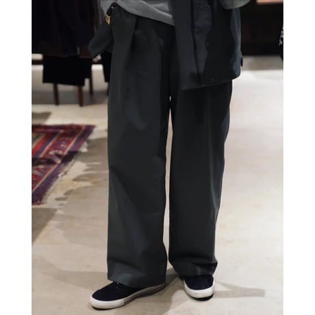 RAKINES  Ex. Overlap pants "Post-work twill"