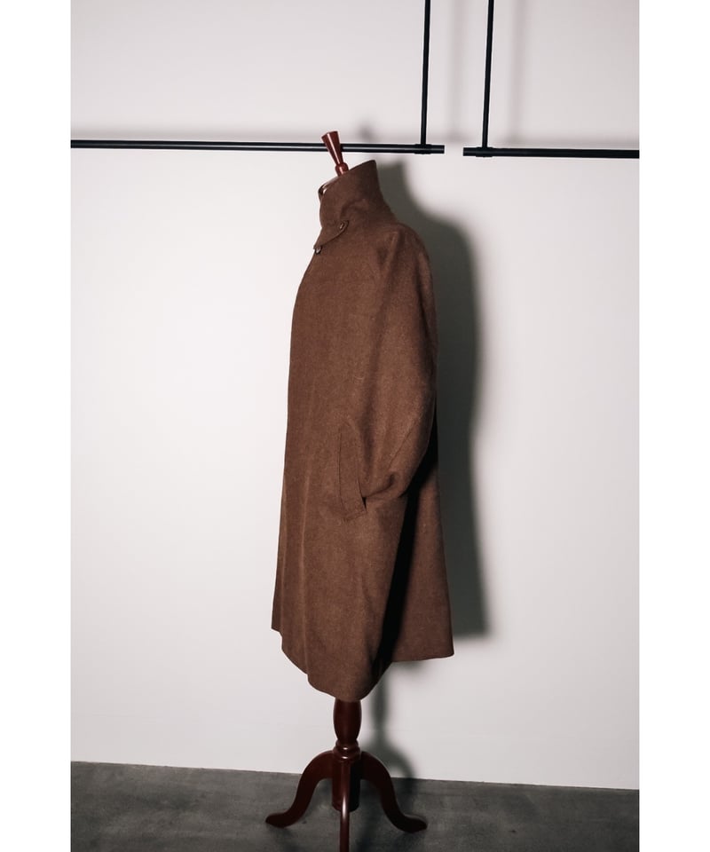 MAATEE&SONS NATURAL ALPACA 二重織BALMACAAN MAATEE&SONS NATURAL ALPACA 二重織BALMACAAN | Muste