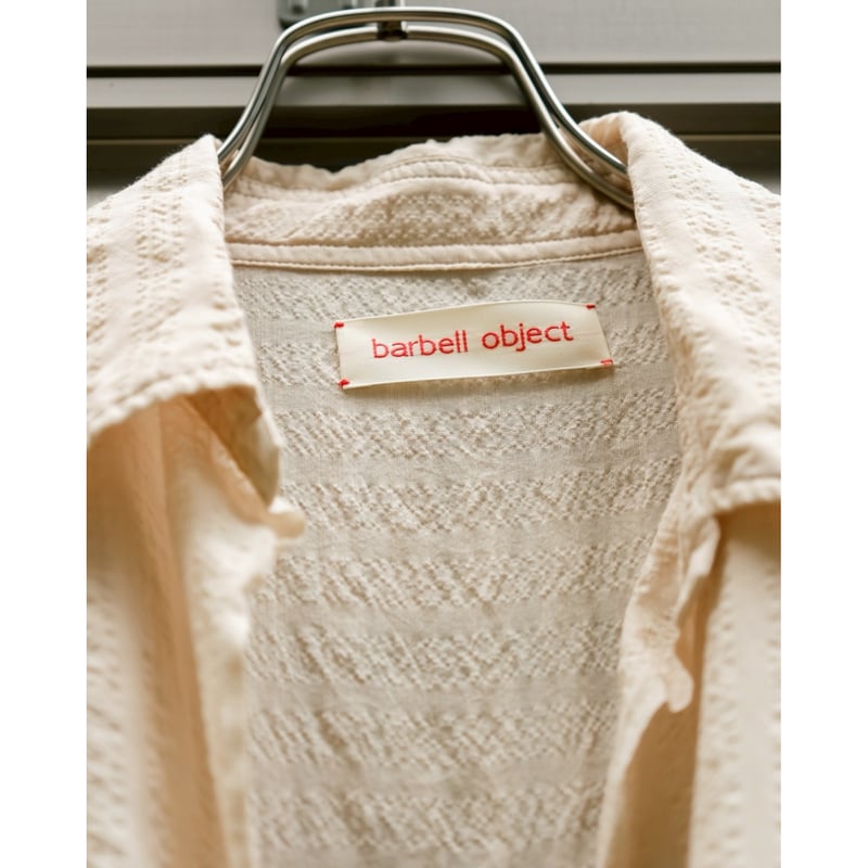 【新品未使用】24AW barbell object 3b sh 1 barbell object(バーベルオブジェクト) / leather 3b sh 