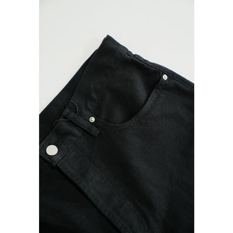 The CLASIK "SOFT COTTON SILK DENIM" WIDE LEG JEANS
