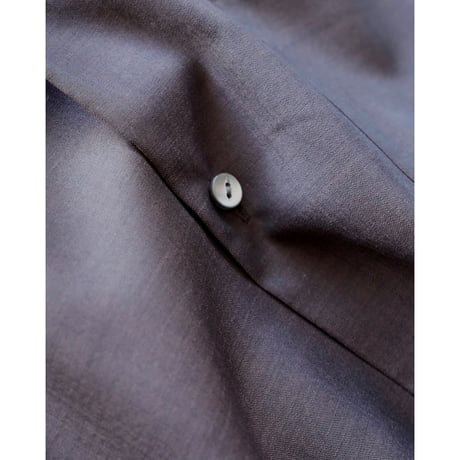 MAATEE&SONS Ex. "H"WOOL OPEN COLLAR SHIRTS