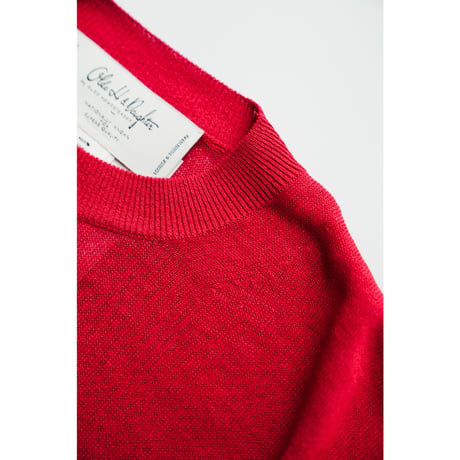 Olde H&Daughter "JYARI-JYARI SILK" CREW P/O
