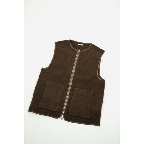 WALENODE "Innocent YAK" Zip-up vest