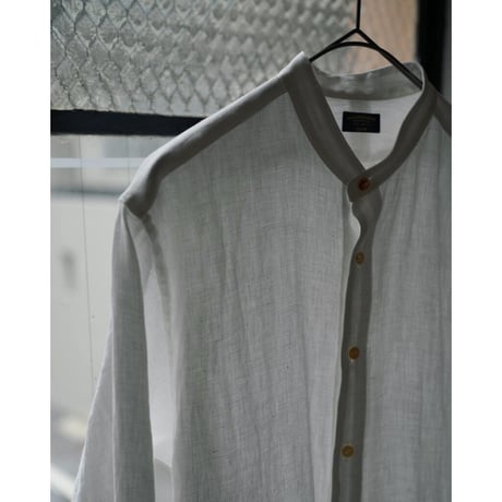 MAATEE&SONS Ex. "極上LINEN薄" PULL OVER SHIRT