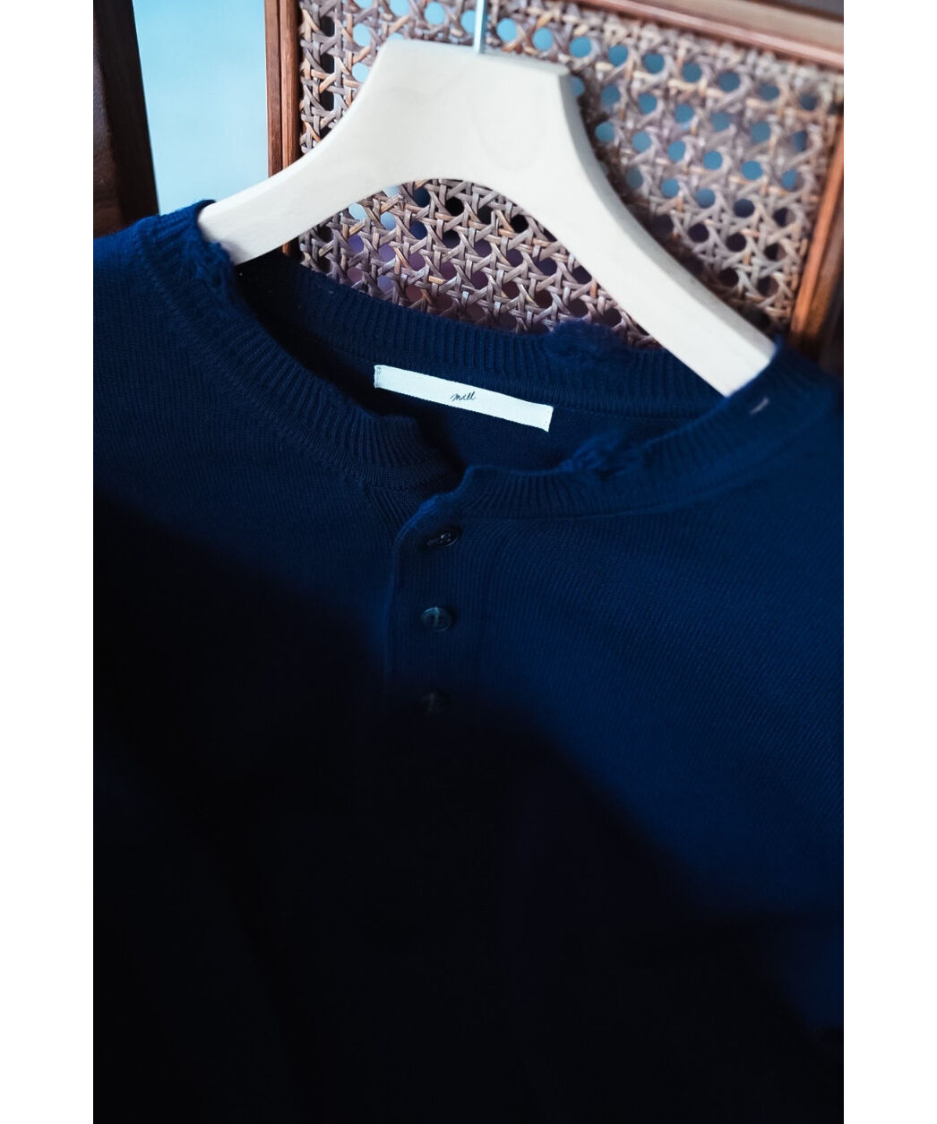 トップス maison mill CRASH HENLEY NECK SWEATER mill CRASH HENLEY NECK SWEATER | MusterWerk