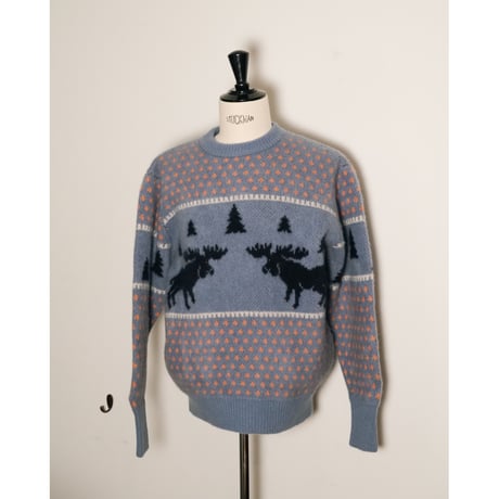 MAATEE&SONS CASH JACQUARD P/O SWEATER "TONAKAI"