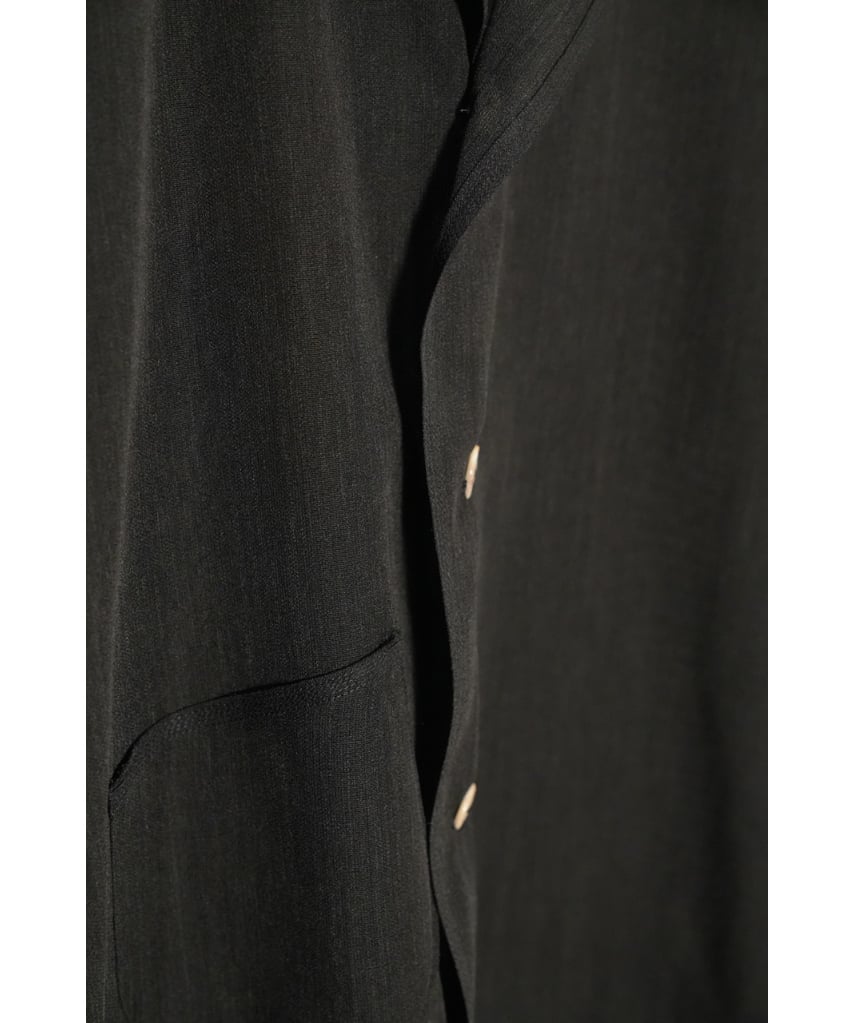 maatee&sons 折って折ってカバーオール　俺のサマーウール MAATEE＆SONS / 折って折ってCOVERALL - MIX CHARCOAL 俺の