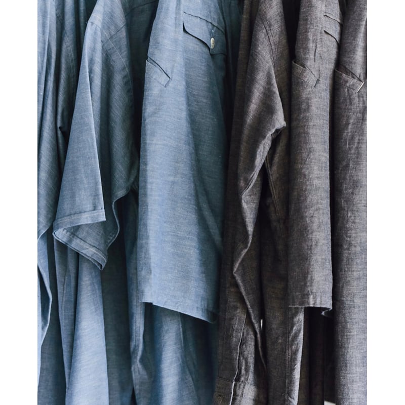 MAATEE&SONS アマ撚りSHAMBRAY CARGO SHIRTS | MusterWerk