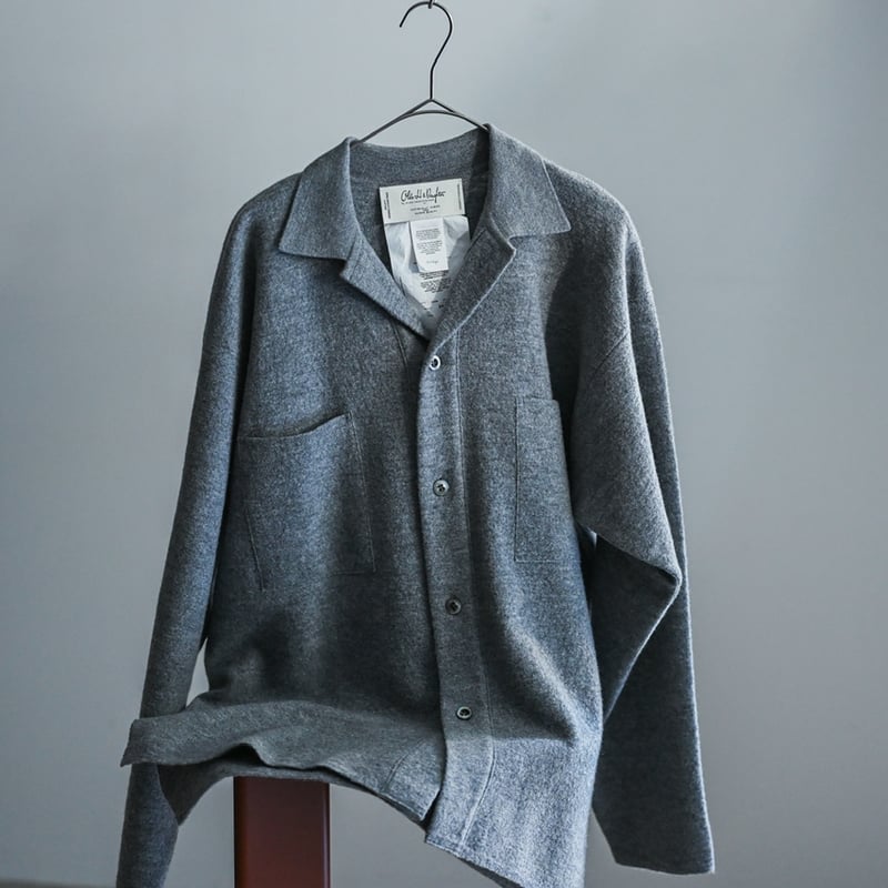 トップス Olde H&Daughter Wool Ds JK Charcoal Olde H&Daughter BOILED WOOL SHIRTS JK | MusterWerk