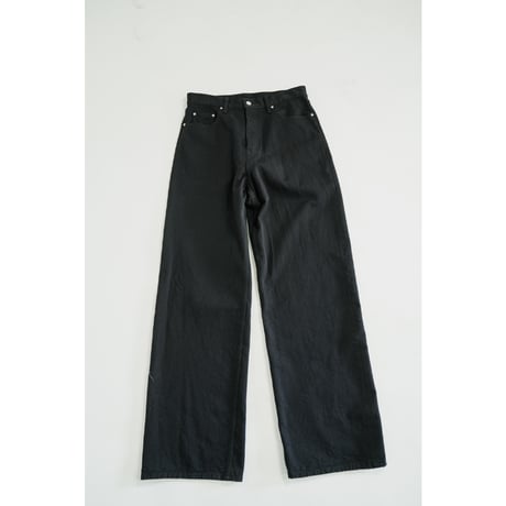 The CLASIK "SOFT COTTON SILK DENIM" WIDE LEG JEANS