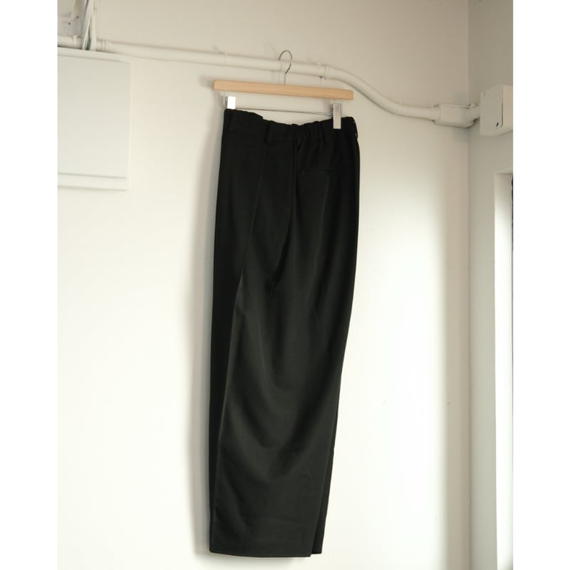 nonnotte Wool Gabardine Draping Crotch Box Plea