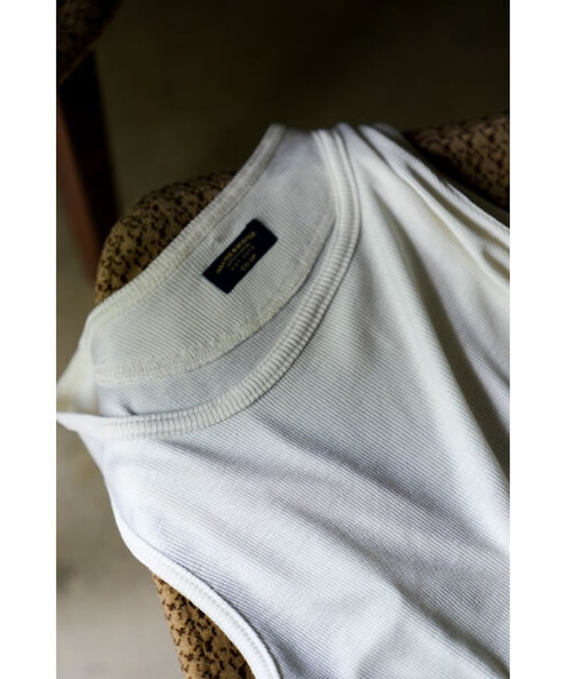 MAATEE&SONS Ex. WASHABLE SILK RIB TANK TOP | Mu MAATEE&SONS Ex. WASHABLE SILK RIB TANK TOP | Mu