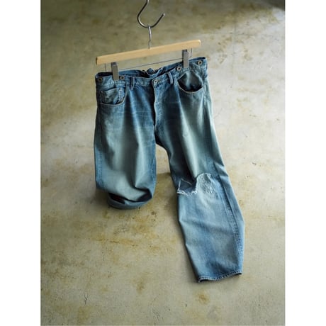 MAATEE&SONS Ex. 4PK DENIM "片膝破り"