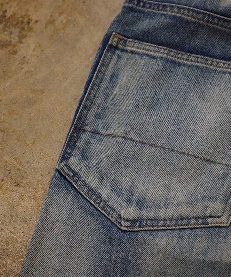 ANCELLM 5P SELVEDGE DENIM PANTS USED | MusterWerk ANCELLM 5P SELVEDGE DENIM PANTS USED | MusterWerk