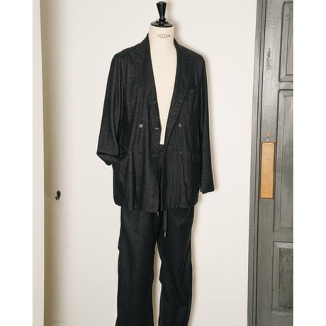 MAATEE&SONS EASY PANTS "SILK PINHEAD"
