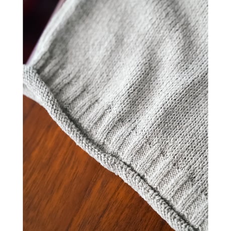 Olde H&Daughter SILK COTTON BOAT NECK P/O