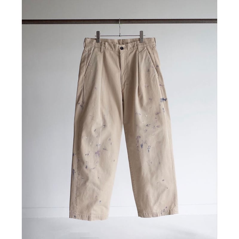 パンツ ANCELLM PAINT CHINO TROUSERS ANCELLM/アンセルム/PAINT CHINO TROUSERS | GARDEN（ガーデン