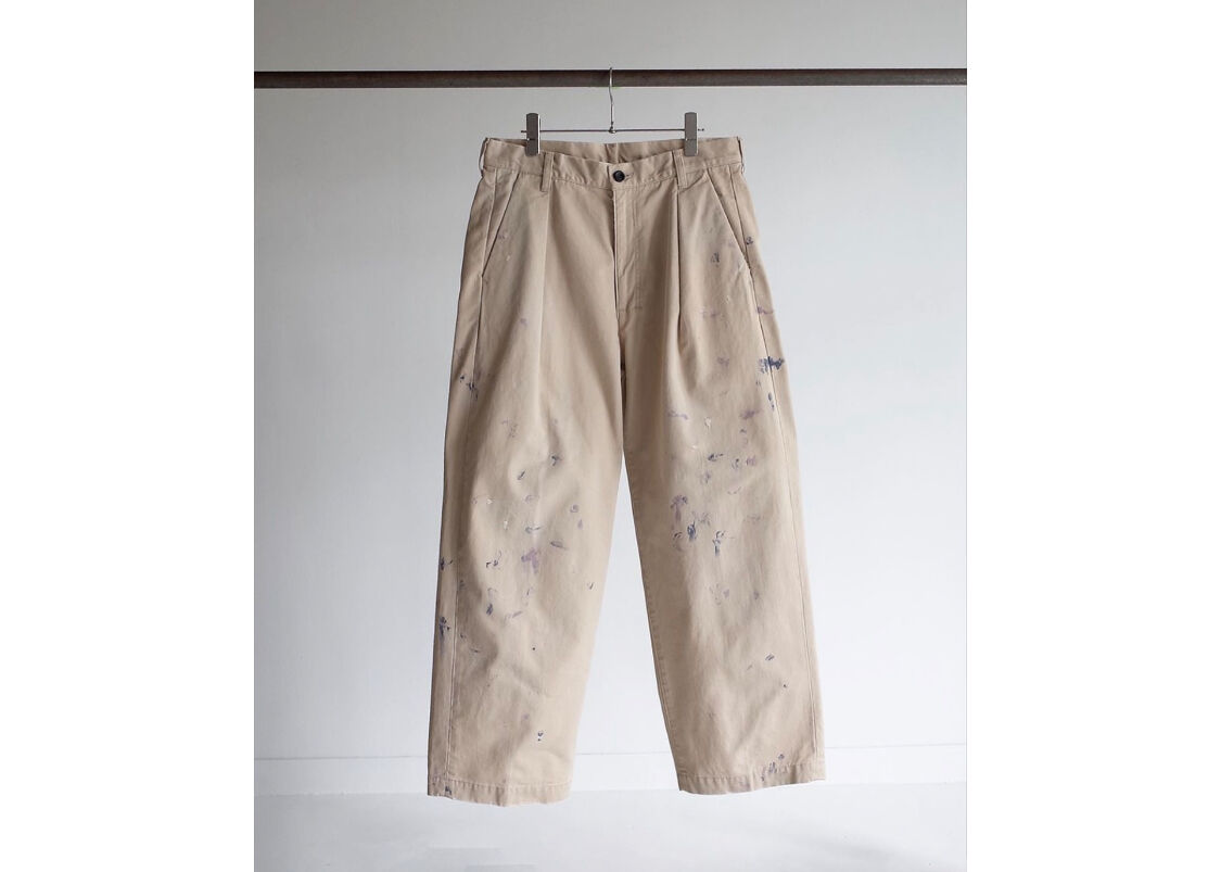 ANCELLM PAINT CHINO TROUSERS アンセルム ANCELLM/アンセルム/PAINT CHINO TROUSERS/ANC-PT54 | GARDEN