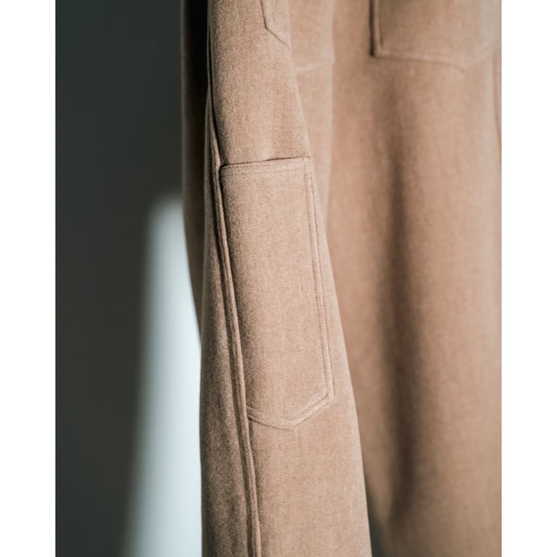 MAATEE&SONS Ex. CAMEL PILE MELTON DOUBLE-KNEE P